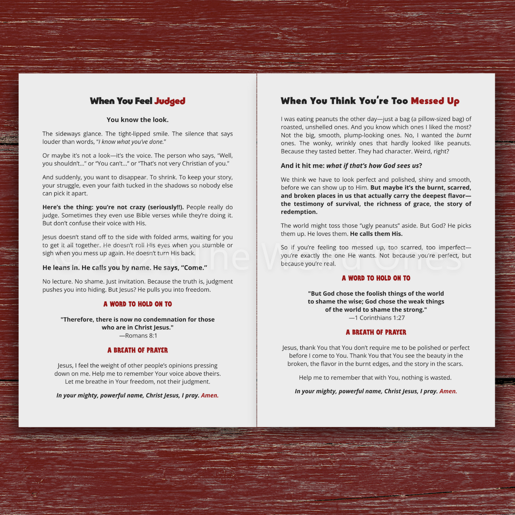 Jesus Saves (Even the Weird Ones) Print Booklet