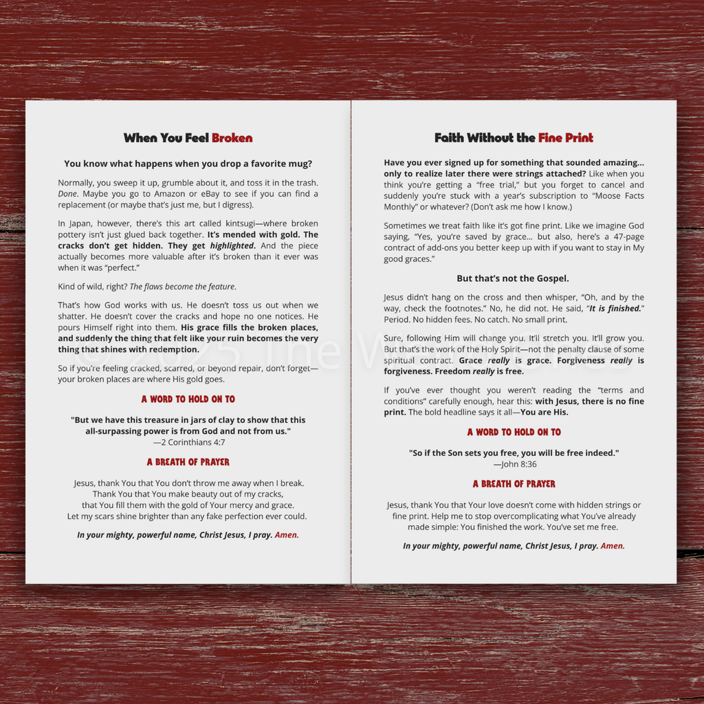 Jesus Saves (Even the Weird Ones) Print Booklet