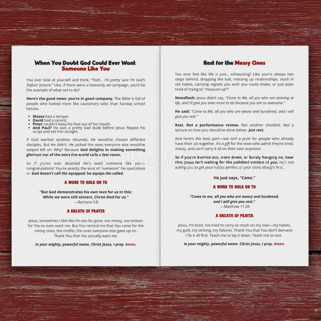 Jesus Saves (Even the Weird Ones) Print Booklet